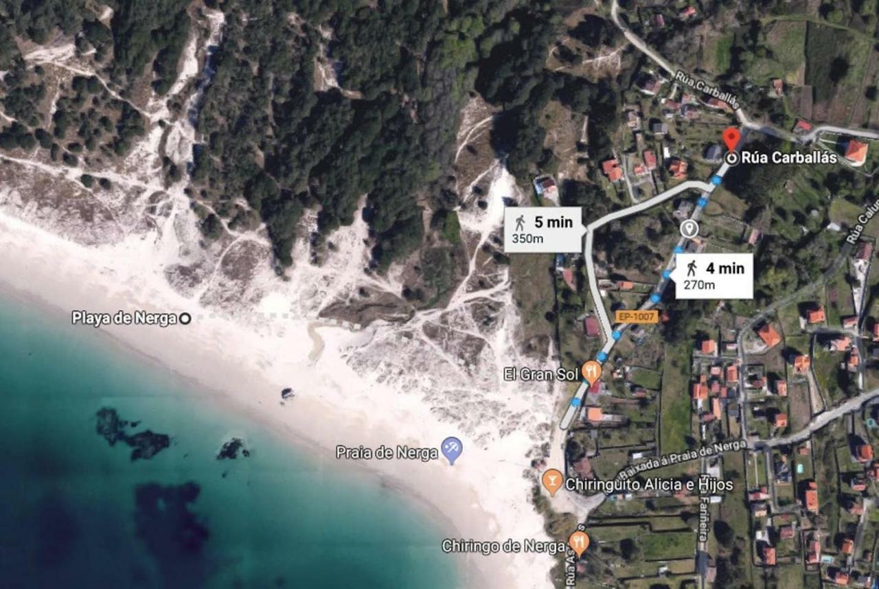 Casa De Rilo ,Para 6/8 En La Playa De Nerga Hio Exterior foto